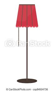 Home designing blog magazine covering architecture, cool products! Red Lamp Or Floor Lamp Room Lighting Electric Light Interior Design Element Vector Illustration Red Floor Lamp Interior Canstock