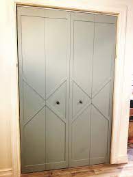 Budget Bifold Door Makeover The Homemade Abode Bifold Doors Makeover Closet Door Makeover Diy Closet Doors