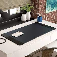 22'' h x 14'' w x 0.02'' d. Vegan 9 Pcs From High Quality Imitation Leather Desk Set With Mobile Phone Holder Desk Pad Set Desk Blotter Set In 3 Colors Color White Desk Pads Blotters Stationery Office Supplies