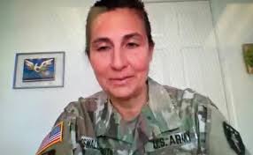 Col. Veronica Oswald-Hrutkay presented a noon-time lecture entitled "United  States Strategy