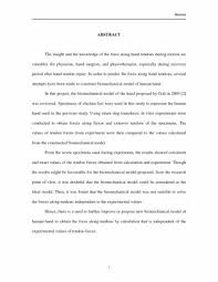 Sample format of heading and body of an abstract. Example Abstract Research Paper Apa Format