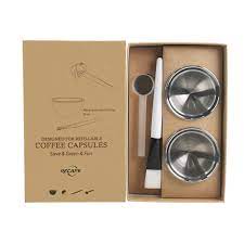 Nespresso coffee machine vertuo pods reusable grocery tote. Recaps Stainless Steel Refillable Filter Reusable Pods 230ml Compatible With Vertuoline Gca1 And Env135 And Vertuoplus Bnv420 Series But Not All Buy Online At Best Price In Uae Amazon Ae