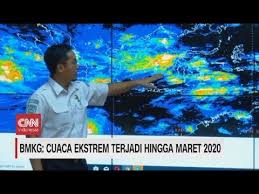 Seluruh wilayah ibu kota berpotensi hujan ringan, kecuali jakarta pusat berawan dan kepulauan seribu cerah. Bmkg Cuaca Ekstrem Terjadi Hingga Maret 2020 Youtube