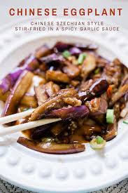 Chinese Szechuan Stir Fried Eggplant In A Spicy Garlic Sauce Hungry Wanderlust Recipe Chinese Eggplant Recipes Fried Eggplant Recipes Szechuan Recipes