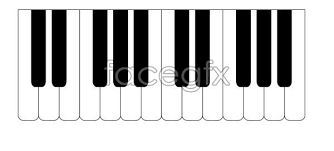 Piano Keyboard Vector Piano Pictures Piano Music Keyboard