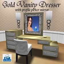 We did not find results for: Second Life Marketplace On Sale Gold Vanity Dresser W Profile Picker Mirror Bedroom Furniture