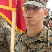 Pfc. Stephen Clulow III, honor graduate for Platoon