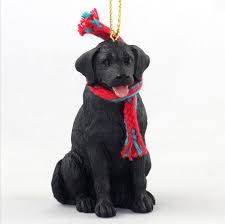 Rated 4.5 out of 5 stars. Black Labrador Christmas Scarf Ornament