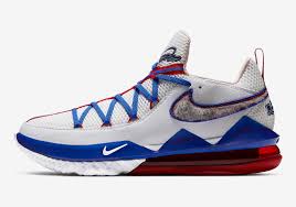 Nike's designer jason petrie got surgical designing every detail and feature of the lebron 18 shoe. Nike Lebron 17 Low Tune Squad Cd5007 100 Store List Sneakernews Com