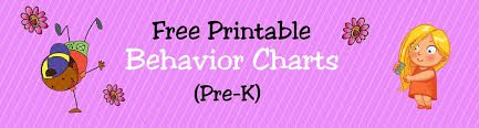 free printable behavior charts for teachers students pre