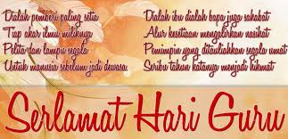 Kata ucapan selamat menyambut hari bapa dan perkongsian mutiara kata untuk hari ayah. Kata Kata Indah Buat Hari Guru