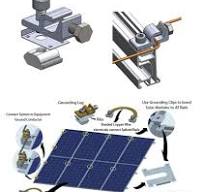 HQ Mount Aluminum Pv Earthing Lug Earth Clip Solar Grounding ...