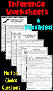 Inferences Worksheets Pdf And Digital Distance Learning Inference Reading Comprehension Inferencing