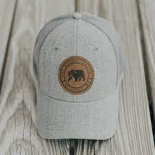 Leather Patch Trucker Cap Leather Patches Leather Hats Hat Patches