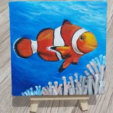 Harga lukisan koi jumlah 9 tampak 3d. Ikan Nemo Lukisan