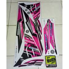 Oke segitu dulu untuk modifikasi jupiter mx bisa silahkan berikut sedikit spek nya. Striping Variasi New Jupiter Mx 135 Exiter Pink Biru Merah Shopee Indonesia