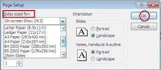 Cara Merubah Ukuran Slide Power Point 2007 Power Points Kertas Presentasi