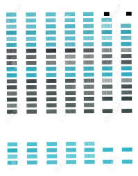 The result is easily affected by wrong settings. Simple Test Print Page With Rows Of Rectangles Of Blue Color Stock Photo Picture And Royalty Free Image Image 30467529