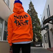 Golf Wang Flower Boy Tour Save The Bees Hoodie Men Street Look Streetwear Fashion Fashion