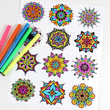 Check spelling or type a new query. Mini Mandala Coloring Pages Favecrafts Com