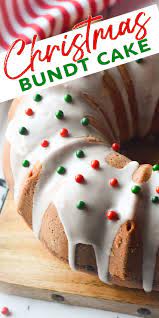Our easy bakewells recipe makes for a great afternoon festive bake over the christmas season. Christmas Bundt Cake