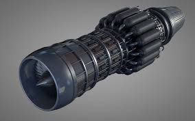 Jet Turbine Engines 3d 3ds Jet Turbine Turbine Engine Jet Turbine Engine