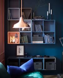 Ikea Has A Variety Of Open Cabinets For Wall Storage Like Eket Cabinets You Can Group The Square Cabinets How Living Room Setup Room Setup Small Living Rooms