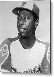 Hank Aaron Metal Posters and Hank Aaron Metal Art for Sale