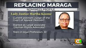 Lady justice @martha_koome for chief justice of kenya! Profile Of Lady Justice Martha Koome Youtube