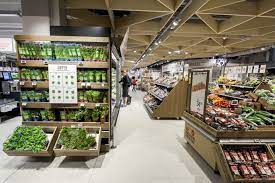 Futuristic Fresh Food Shops Supermarket Design Retail Design Retail Store Design