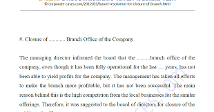 Do not use any form without first having an attorney review the special features: Sample Board Resolution For Closure Of Branch Office