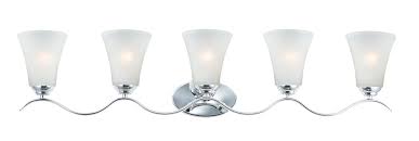 Maxim Vital 5 Light Bathroom Vanity Light In Polished Chrome