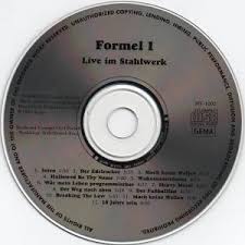 Formel 1 > live im stahlwerk. Live Im Stahlwerk Cd 1996 Re Release Von Formel I