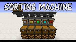 Sorts out potions into separate chests. Minecraft Sorting Machine Overflow Protection Expandable And Fast Youtube