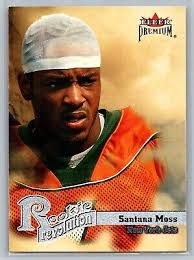 2001 FLEER PREMIUM CARD # 10 of 10 Santana Moss