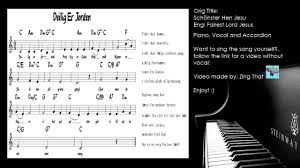Deilig er jorden prektig er guds himmel skjã¸nn er sjelenes pilgrimsgang! Deilig Er Jorden Piano Bass We Zing It Youtube