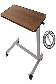 82 99 Medical Overbed Tables Adjustable Bedside With Wheels Hospital And Home Use Medical Ov Overbed Table Hospital Bedside Tables Medical Furniture