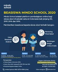 Beasiswa Mindo School 2020 Bagi Siswa Sd Smp Sma Smk Campuspedia News