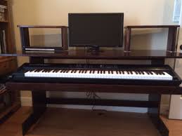 Hot promotions in keyboard drawer on aliexpress if you're still in two minds about keyboard drawer and are thinking about choosing a similar product, aliexpress is a great place to compare. New Desk I Built For Home The Keyboard Drawer Slides All Of The Way Back Out Of The Way From Your Kn Home Studio Setup Home Studio Desk Home Recording Studio