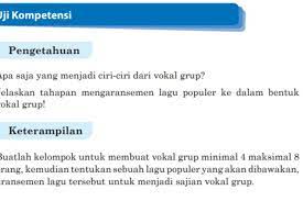 Jelaskan Tahapan Mengaransemen Lagu Populer Ke Dalam Bentuk Vokal Grup