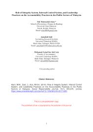 What documents do i need to open a bank account in malaysia? Factors Of Accountability Measurements In The Malaysian Public Sector Download Table