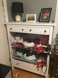 Converted Ikea Hemnes 6 Drawer Dresser Chest Into Hedgehog Cage Cage Has 2 Separate Units To House Separate Hedgehog Ikea Hemnes Hedgehog Cage Dresser Drawers