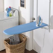 This is another popular ironing board with cabinet that installs into the wall. Ustyle Ironing Board Cabinet With Dressing Mirror And Storage Shelves Multi Function Wall Mount Buy Online In United Arab Emirates At Desertcart Ae Productid 73124050