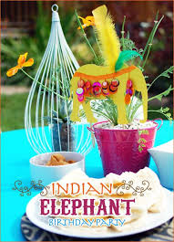 Real Parties Indian Elephant Theme India Theme Party Indian Party Themes Elephant Birthday Party