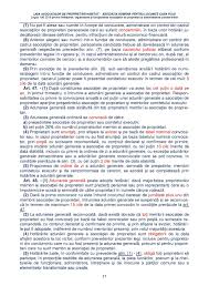 Statutul asociatiei de proprietari trebuie sa cuprinda cel putin informatiile prevazute la art.15 alin.(3), iar acordul de asociere se va intocmi potrivit art.17 alin.(3) din actul normativ mentionat anterior. Mihai MereuÈÄ Legea Nr 196 2018 Privind InfiinÅ£area Organizarea Si FuncÅ£ionarea AsociaÅ£iilor De Proprietari Si Administrarea Condominiilor