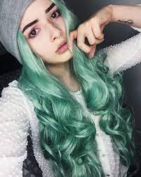 25 Green Hair Color Ideas You Have To See Green Hair Colors Pastel Green Hair Green Hair