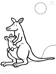 The colouring pages of christmas kangaroo are free, allows you to choose from a number of the kangaroo coloring page is available online totally free of all cost. 1001 Coloringpages Animals Kangaroo Kangaroo Coloring Page