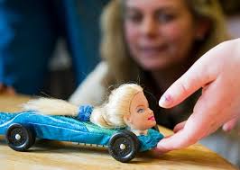 Girl Scouts rev up for pinewood race