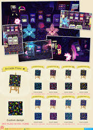 The most fundamental part of animal crossing series customization, however, is the player house, and the new personalization abilities in new horizons have allowed players to make some truly great room designs. Arcade Floors Designed By Skull Of Almyra Acnh Custom Designs