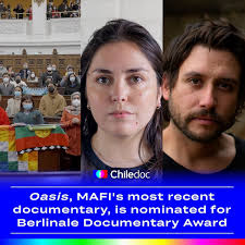 🔵 Oasis, directed by Tamara Uribe and Felipe Morgado, and produced by Alba  Gaviraghi and Diego Pino, has been nominated for the Berlinale Documentary  Award. 📽 MAFI's new documentary portrays the 2019